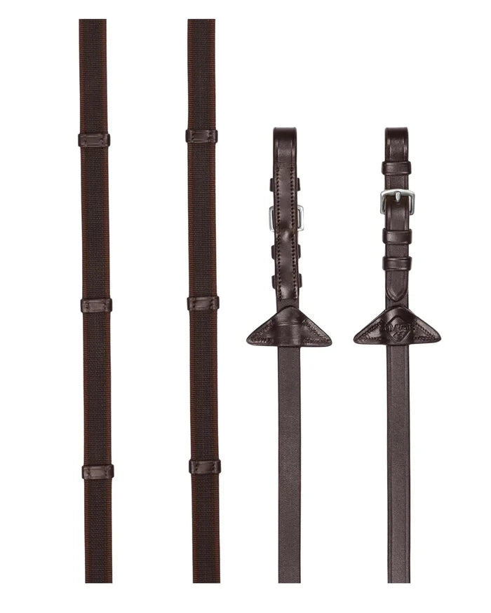 LeMieux Rubber Grip Continental, Havana/Silver