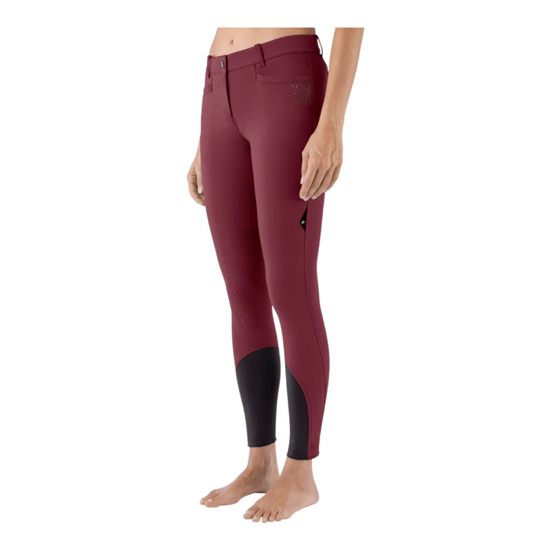 Equiline Eqash Strass брич Knee Grip – бордо