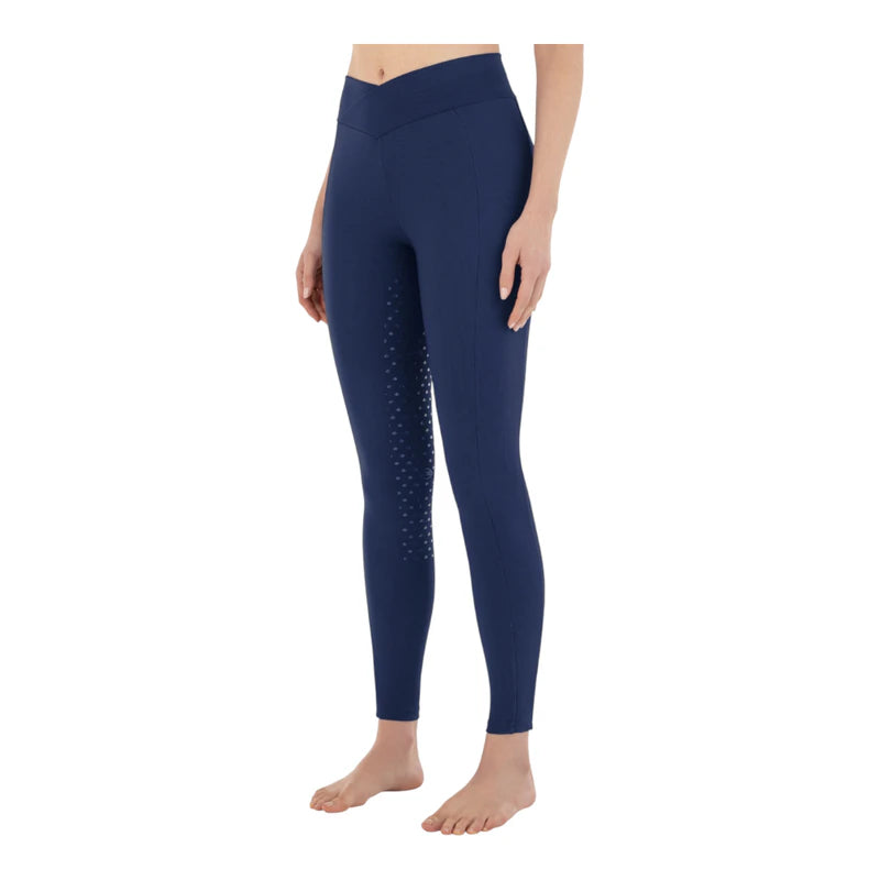 Equiline Women's Leggings Costefh Full Grip (Bordeaux)