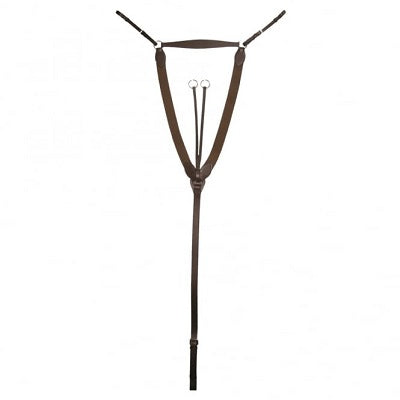 JHL Кожен ластичен нагръдник кафяв